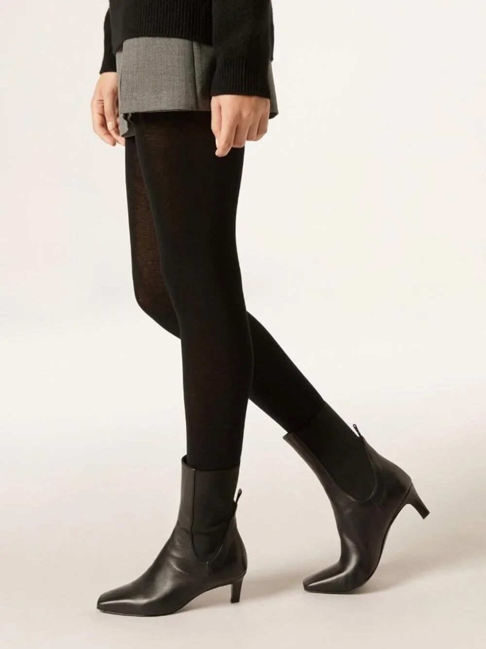 Opaque Matte Cashmere-Blend Tights | Soft Modal Comfort | Stylish & Versatile